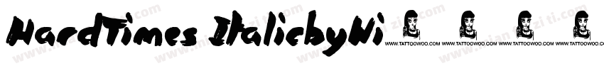 HardTimes ItalicbyWi字体转换